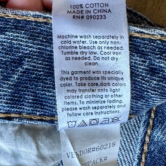 Pacsun Eco Patchwork 90s Boyfriend High Waisted Straight Leg Jeans Size 23 - Picture 8 of 16